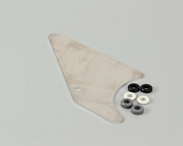 PRINCE CASTLE PARTS Prince Castle 919-177S Pusher Head Plate W/Spacers - SKU PC919-177S