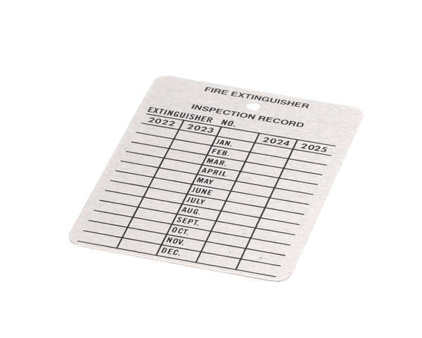 PERFECT FRY PARTS Perfect Fry 83350 Firemaster Inspection Tag - SKU PFC83350
