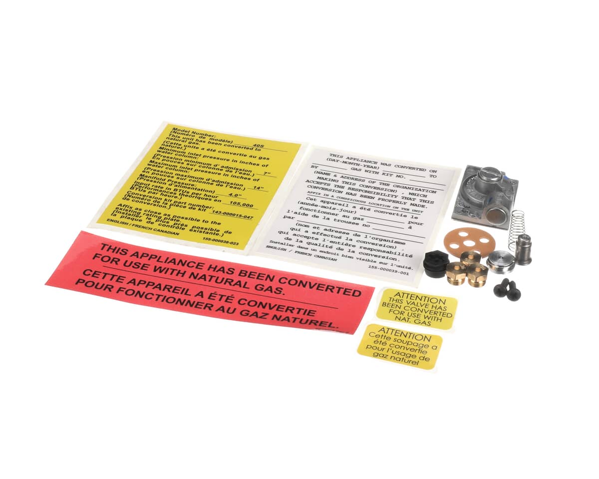 PITCO PARTS Pitco 143-000015-047 40S Conversion Kit LP To Nat - SKU PT143-000015-047
