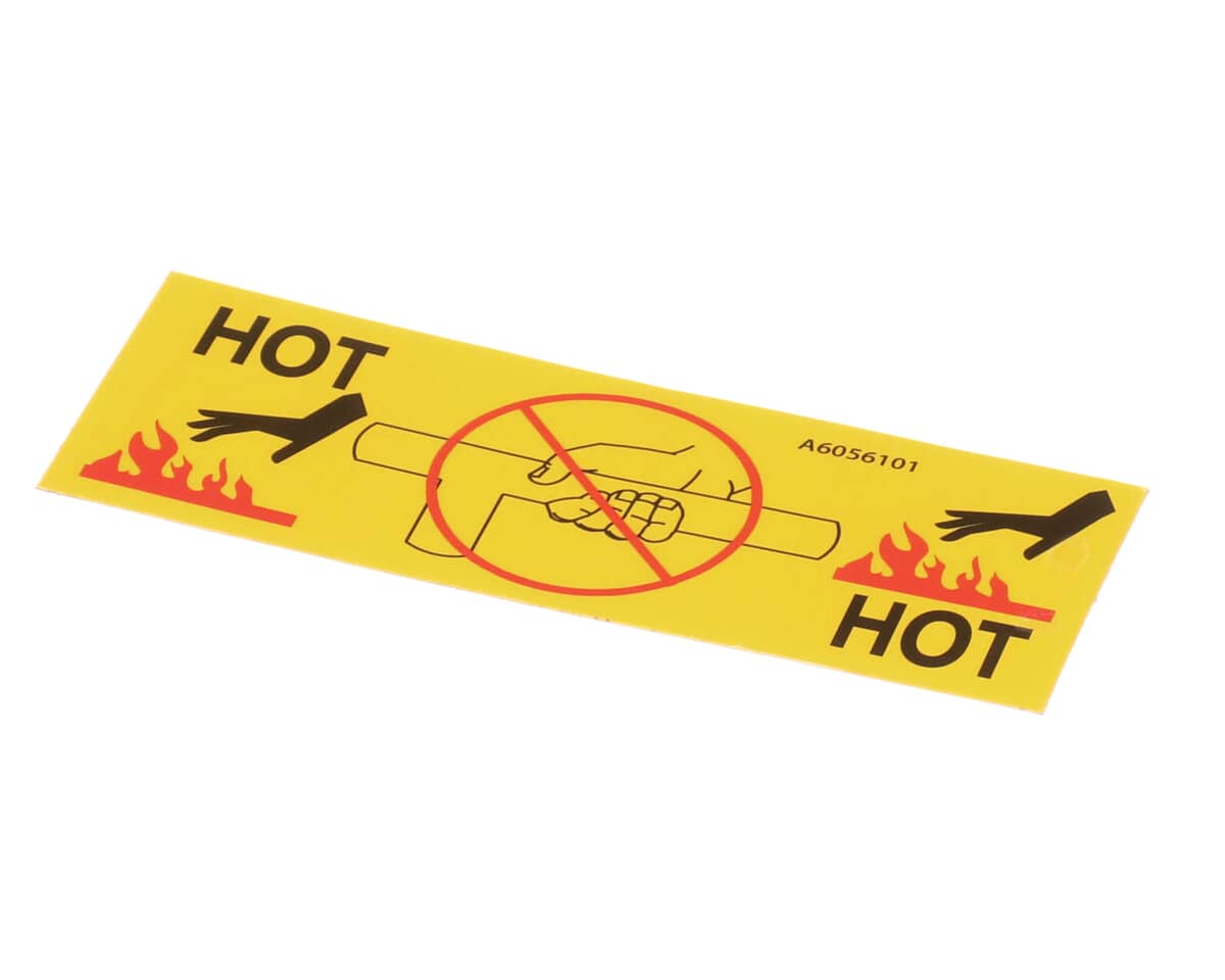 PITCO PARTS Pitco A6056101 Lbl Caution Hot Drain - SKU PTA6056101