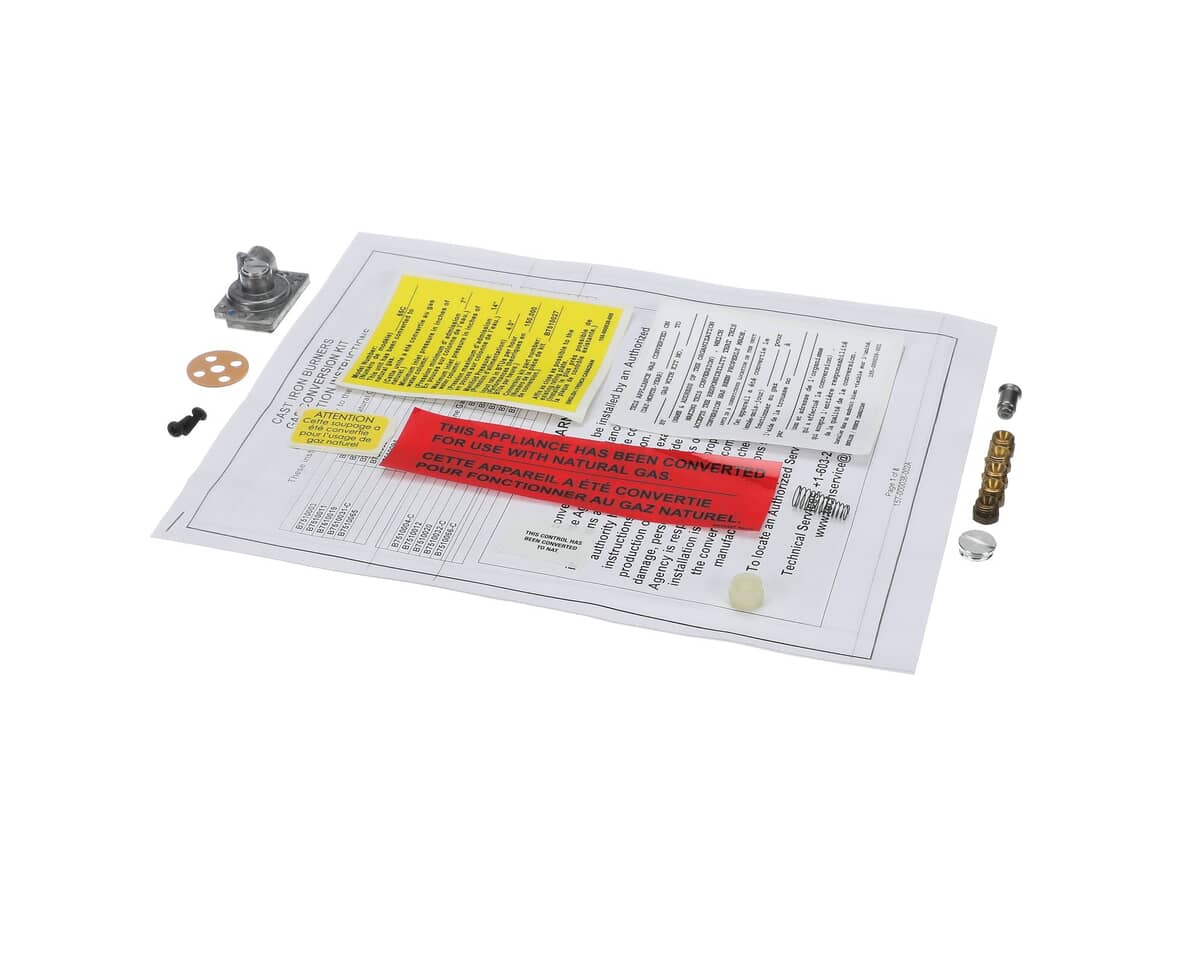 PITCO PARTS Pitco B7510027-C Conversion Kit Propane To Natural - SKU PTB7510027-C