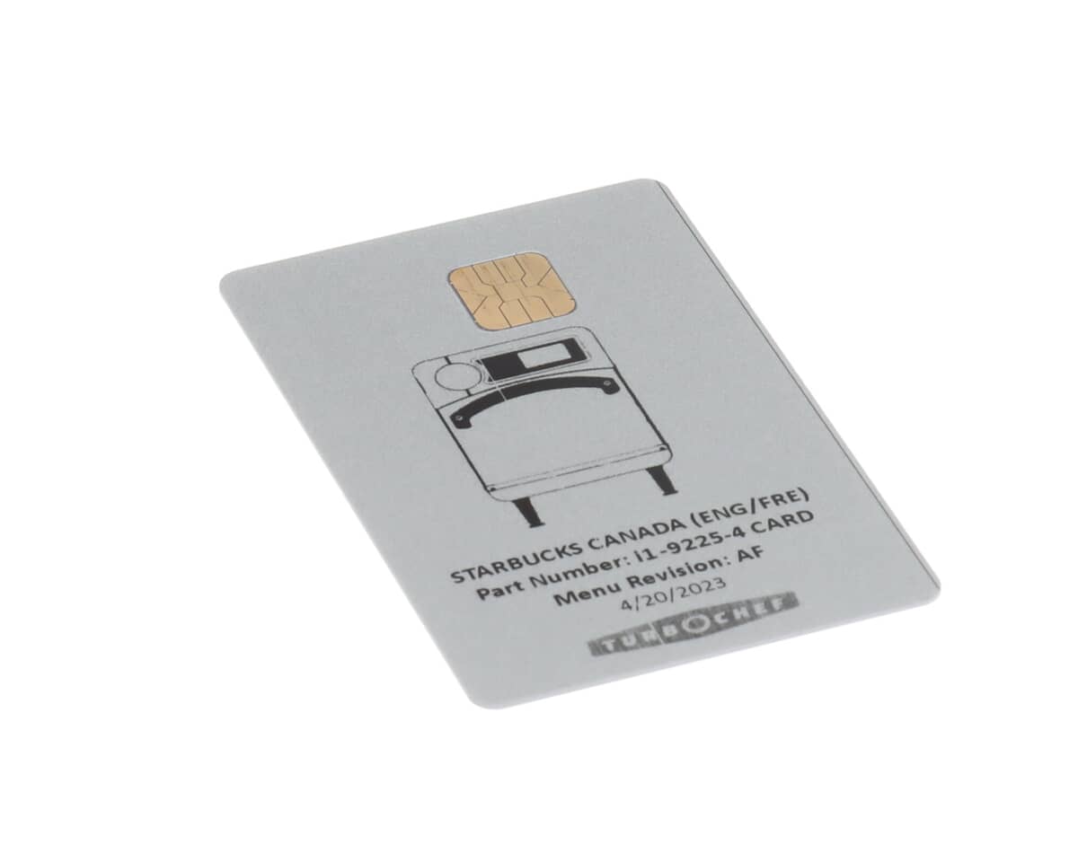 TURBOCHEF PARTS Turbochef I1-9225-4 Smart Card Ngo Starbucks Canad - SKU TBCI1-9225-4