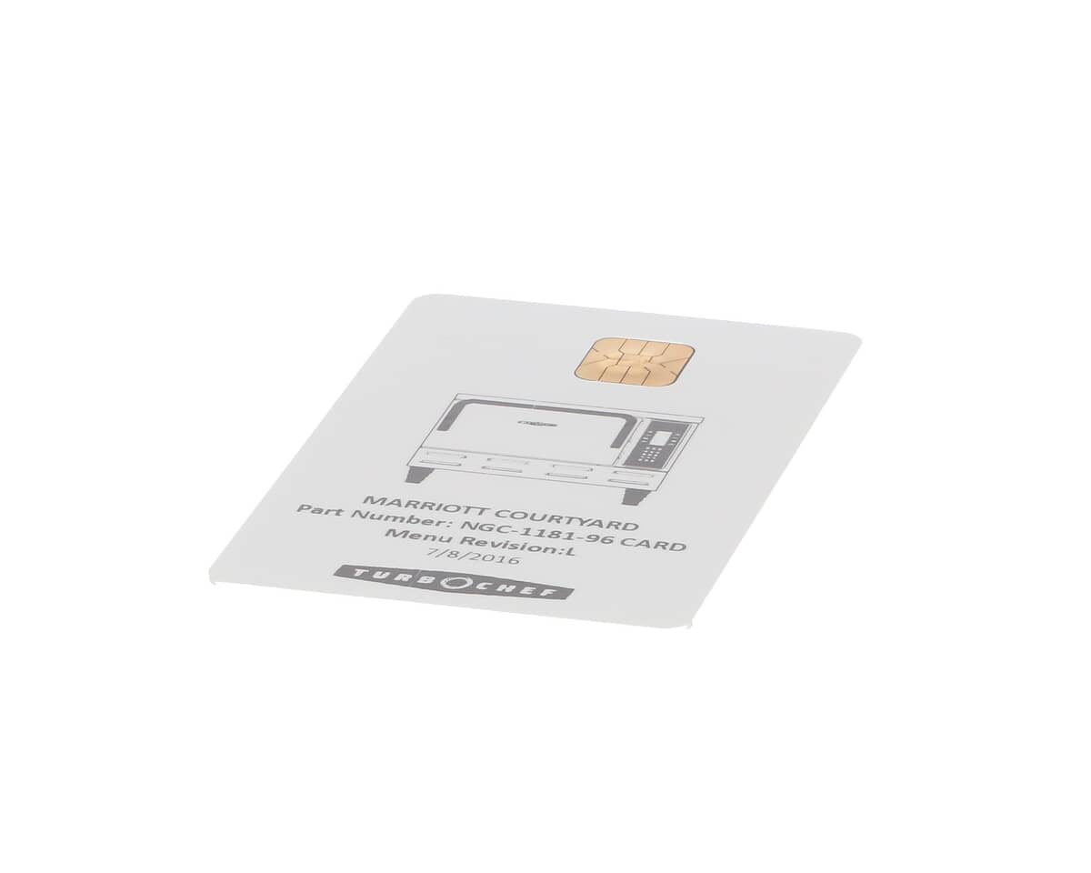 TURBOCHEF PARTS Turbochef NGC-1181-96CARD Smart Card Marriott Courtyard - SKU TBCNGC-1181-96CARD