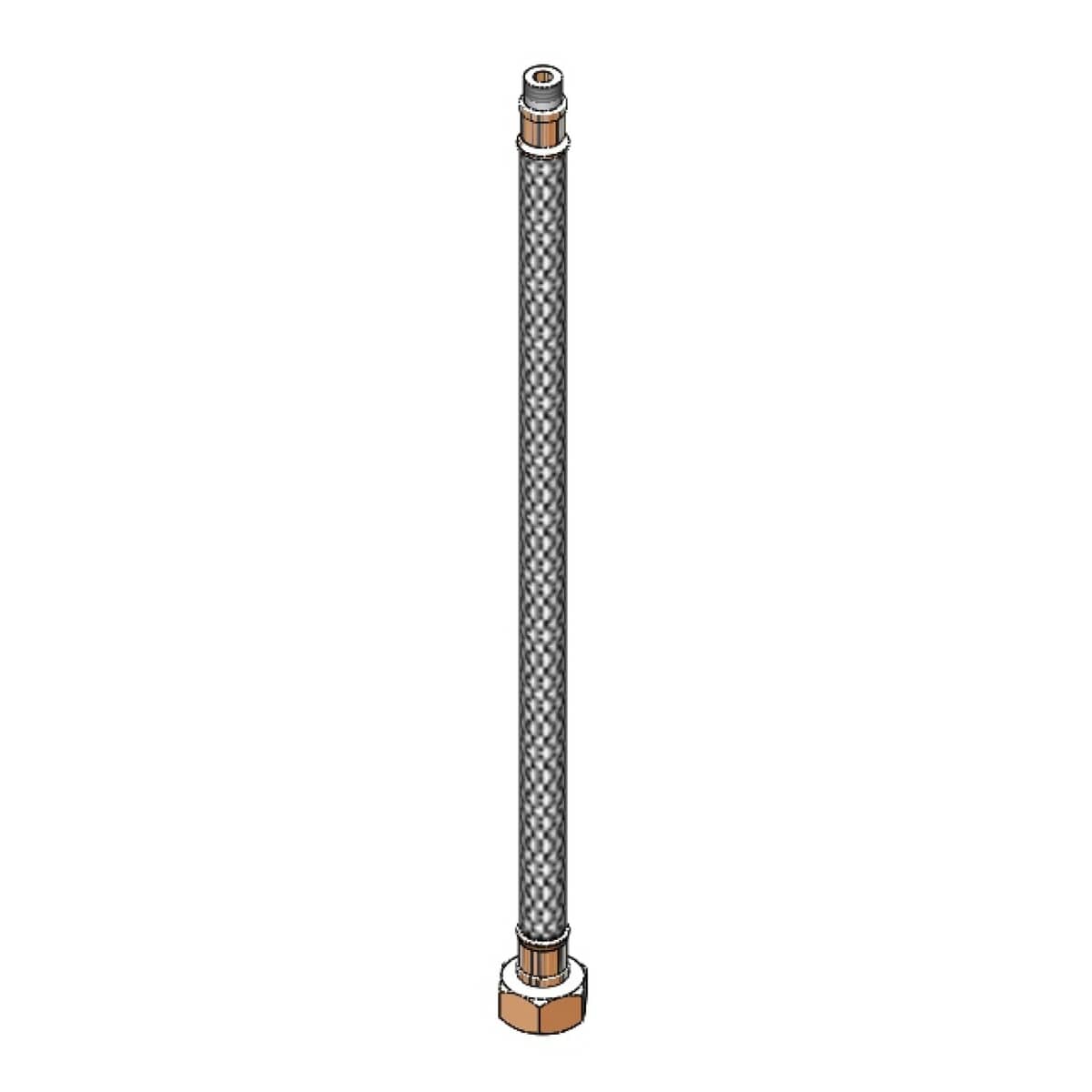 T&S BRASS PARTS T&S Brass 011649-45 12 Flexible Supply Hoses ( 2 Hoses / Pac - SKU TS011649-45