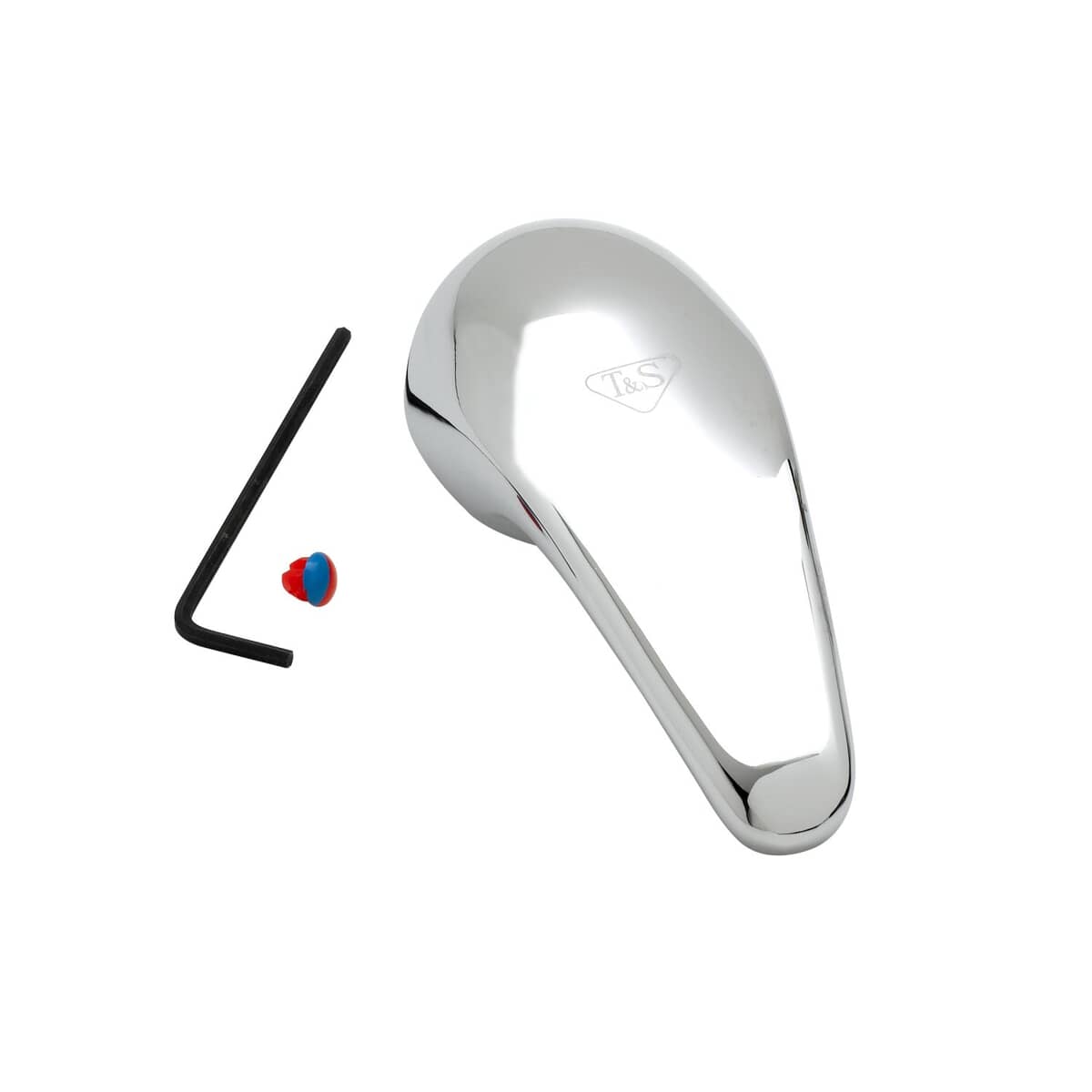T&S BRASS PARTS T&S Brass 013113-45AM Single Lever In Shortin Handle With Anti-Mi - SKU TS013113-45AM