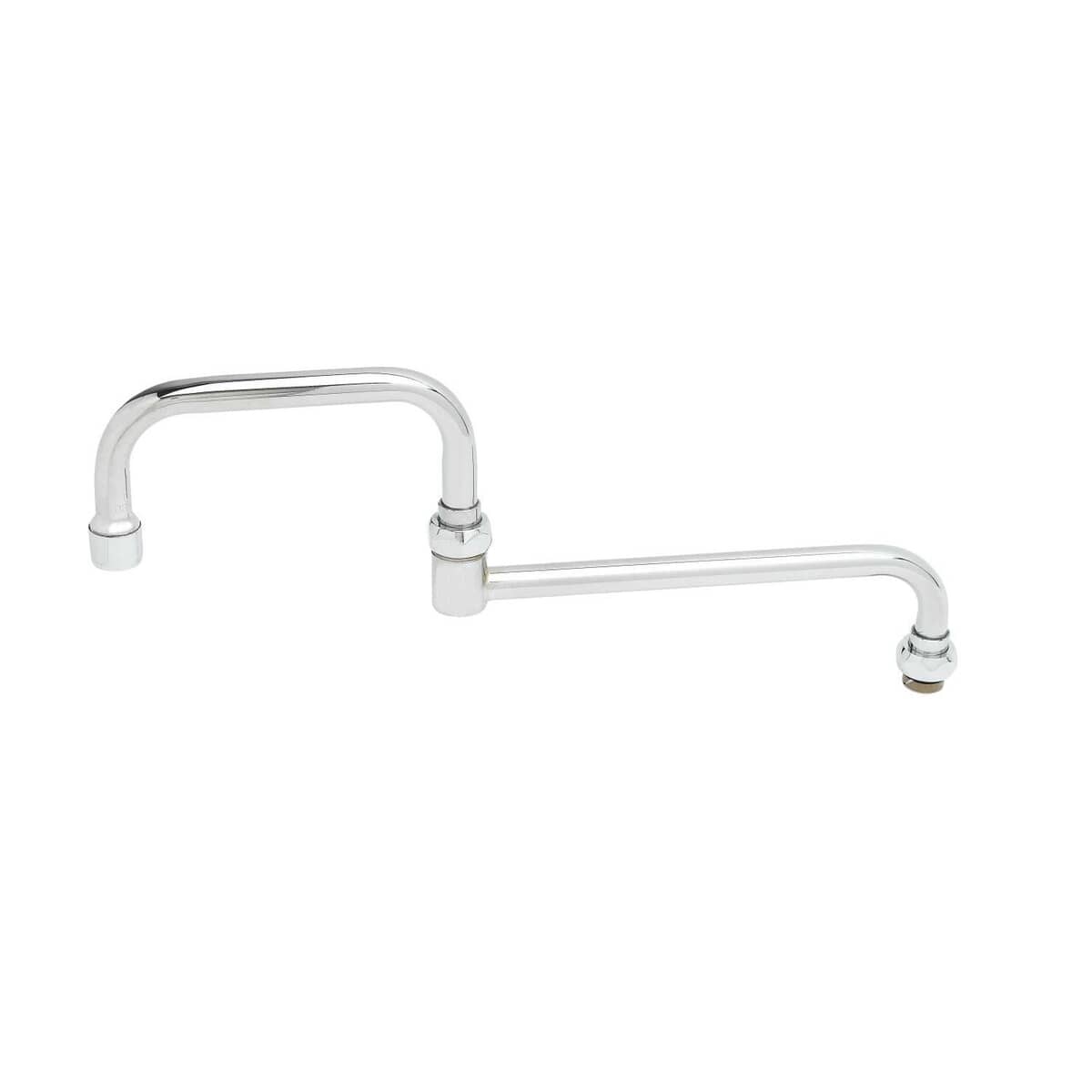 T&S BRASS PARTS T&S Brass 067X-A22 Double-Joint Swing Nozzle 2.2 GPM Aerator 9 Bac - SKU TS067X-A22