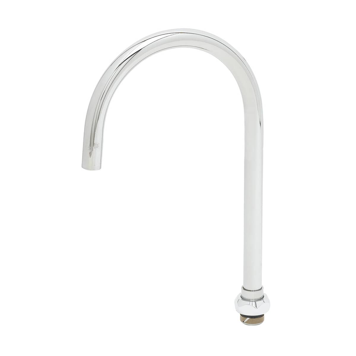 T&S BRASS PARTS T&S Brass 133XP Swivel Gooseneck 5-11/16 Spread 8-13/16 Height - SKU TS133XP