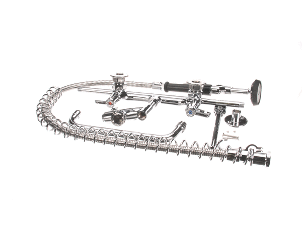T&S BRASS PARTS T&S Brass 5PR-8W10 Pre-Rinse Wall Mount Base 8 Centers 6 - SKU TS5PR-8W10