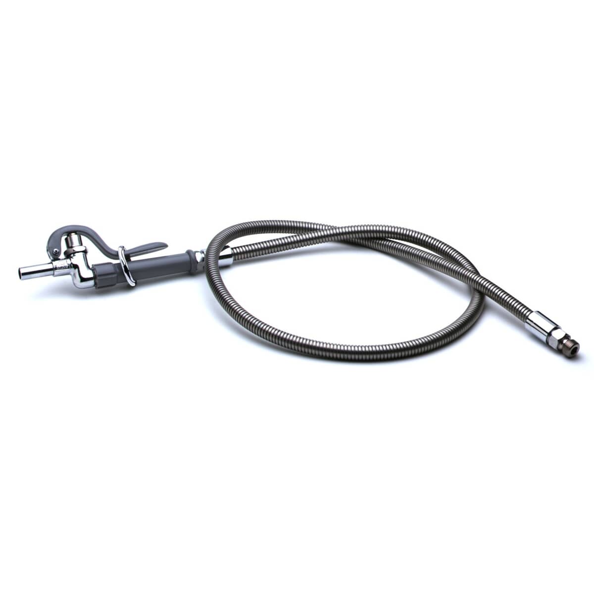 T&S BRASS PARTS T&S Brass B-0102-B Pot & Glass Filler Straight End Nozzle 68 Flexi - SKU TSB-0102-B