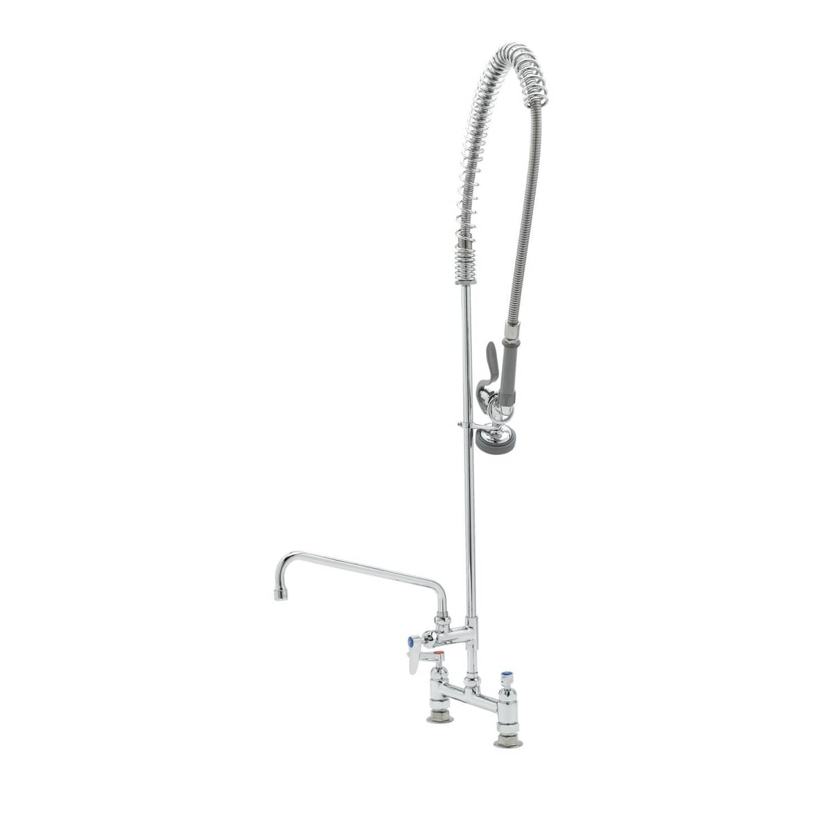 T&S BRASS PARTS T&S Brass B-0123-12-CR-B Pre-Rinse Unit W/ Ceramas Wall Bracket - SKU TSB-0123-12-CR-B