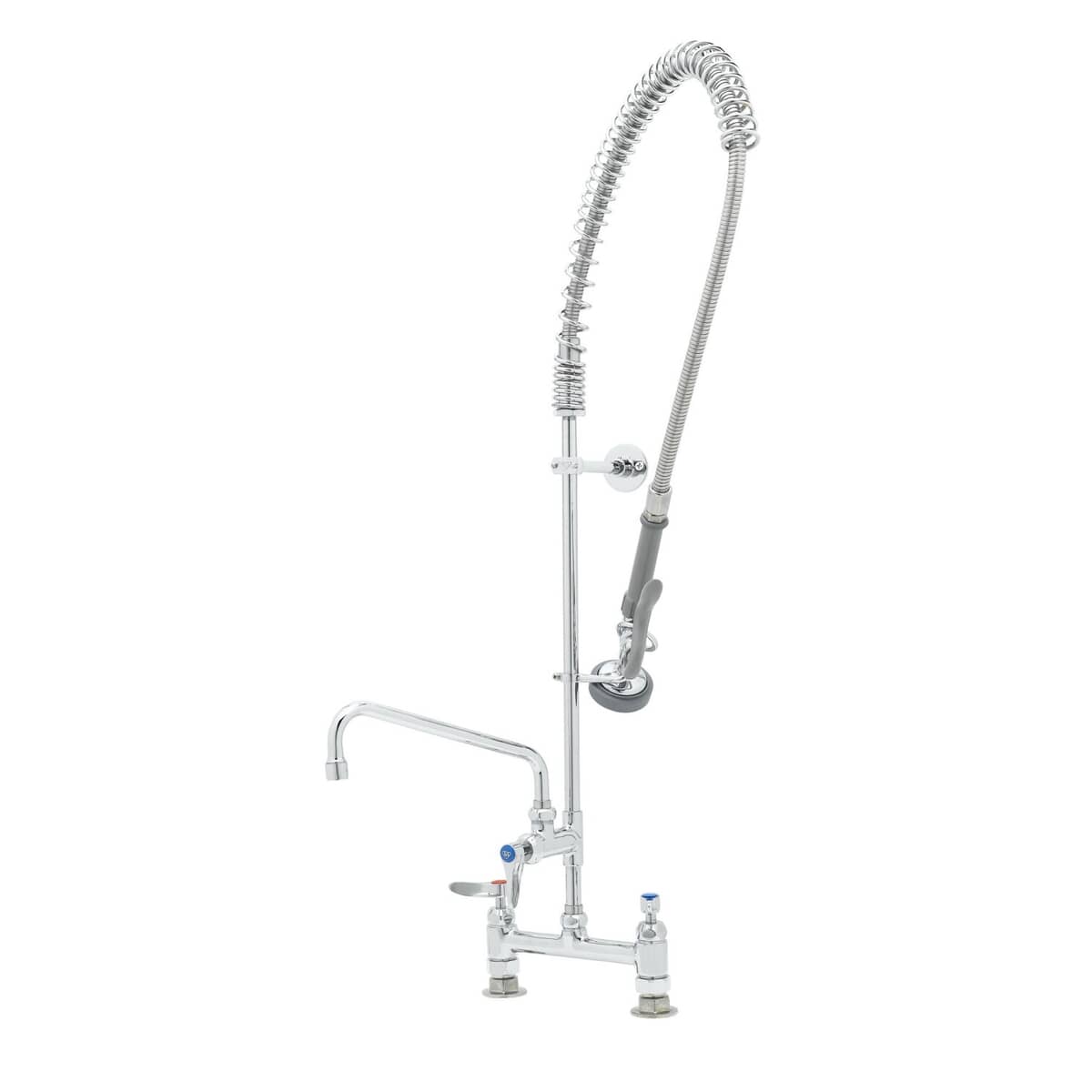 T&S BRASS PARTS T&S Brass B-0123-ADF10-B Easyinstall Pre-Rinse Deck Mount Base 8 Centers - SKU TSB-0123-ADF10-B