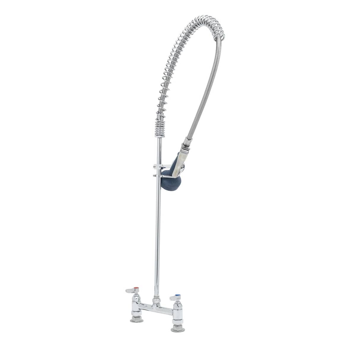 T&S BRASS PARTS T&S Brass B-0123-B08 Pre-Rinse Unit: 8 Deck Mount, Overhead Spring, B- - SKU TSB-0123-B08