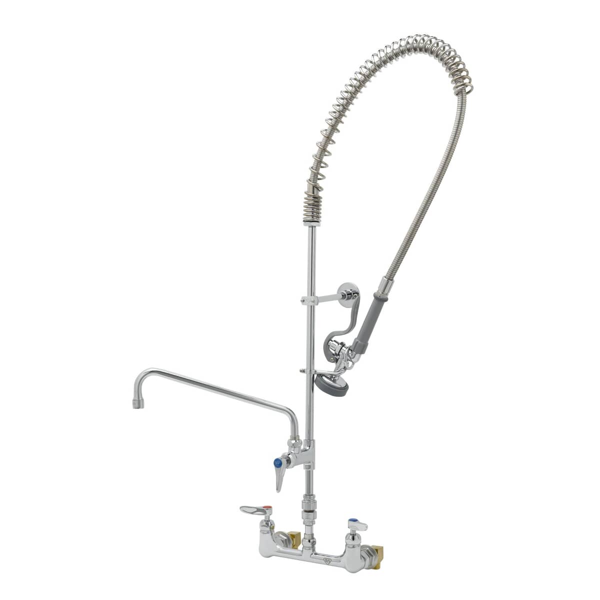 T&S BRASS PARTS T&S Brass B-0133-12-CRVBE Pre-Rinse 8C/C Wall Mount Add-On Faucet B-0230- - SKU TSB-0133-12-CRVBE