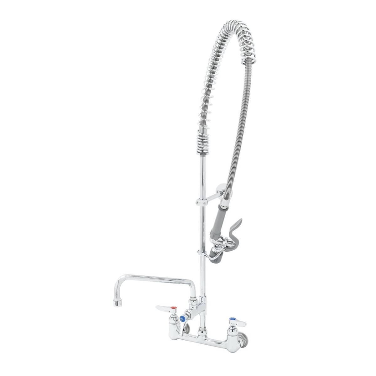 T&S BRASS PARTS T&S Brass B-0133-ADF12-BJ Easyinstall Pre-Rinse 8 Wall Mount 12 - SKU TSB-0133-ADF12-BJ
