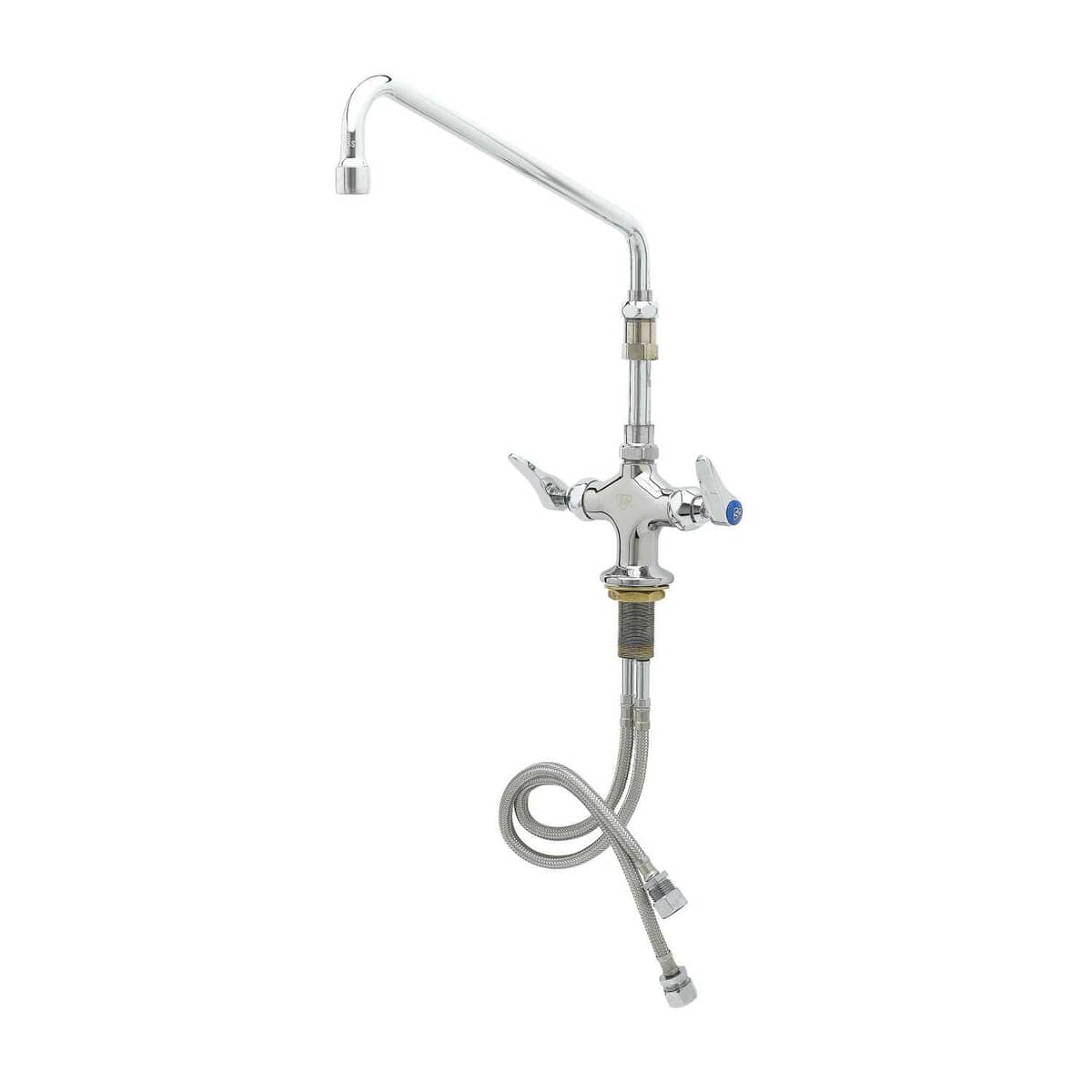 T&S BRASS PARTS T&S Brass B-0201-01 Double Pantry Faucet Single H - SKU TSB-0201-01