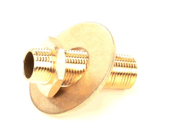 T&S BRASS PARTS T&S Brass B-0428-LA Supply Nipple W/ Locknut Wash - SKU TSB-0428-LA