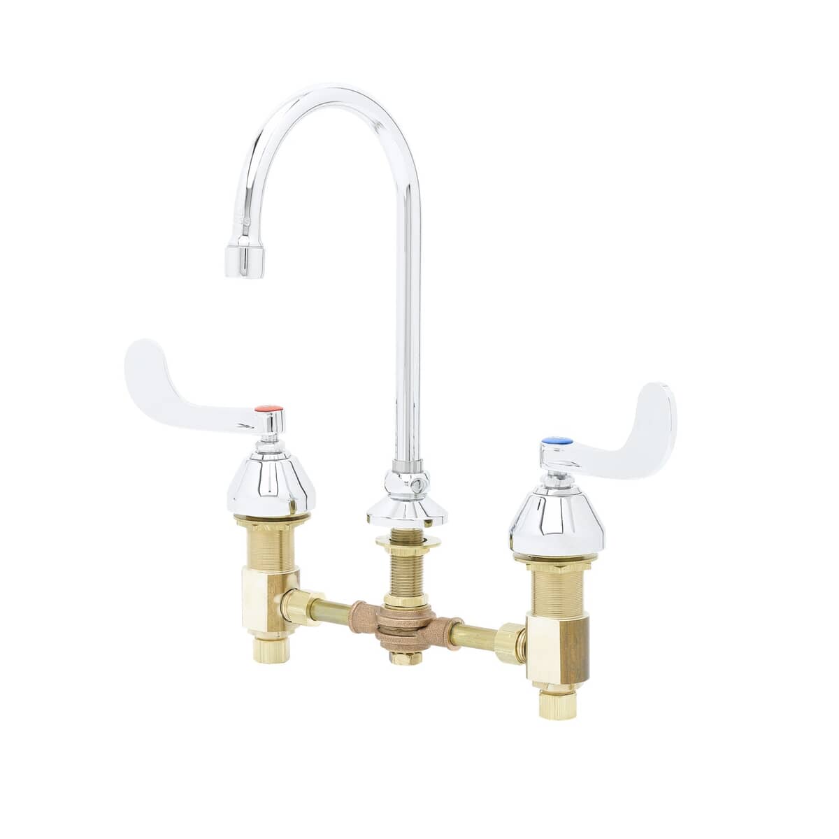 T&S BRASS PARTS T&S Brass B-0867-04 Medical Faucet Concealed Body 8 Centers 4 Wri - SKU TSB-0867-04