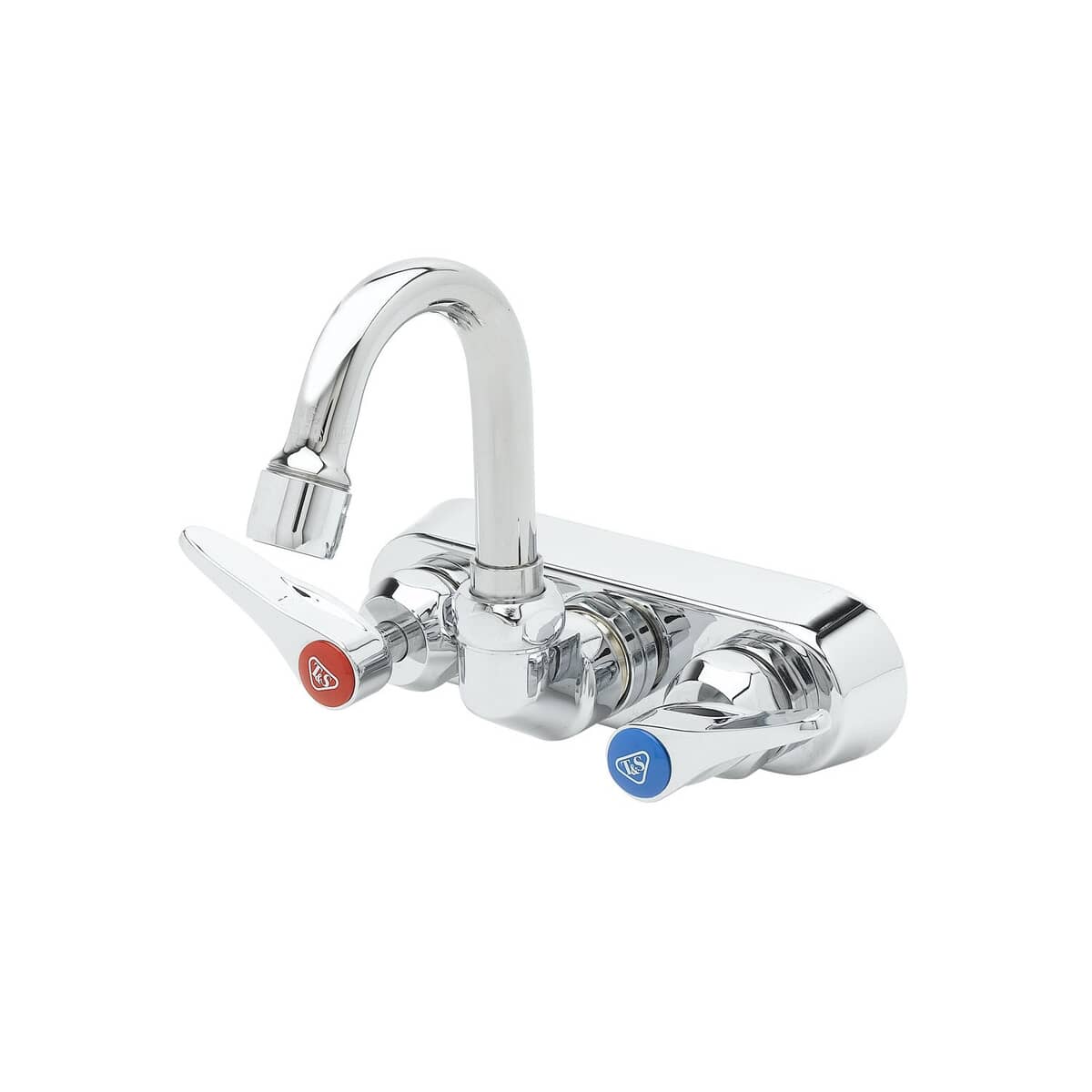 T&S BRASS PARTS T&S Brass B-1146-01-CR Workboard Faucet 4 Wall Mount Ceramas 131X Swi - SKU TSB-1146-01-CR