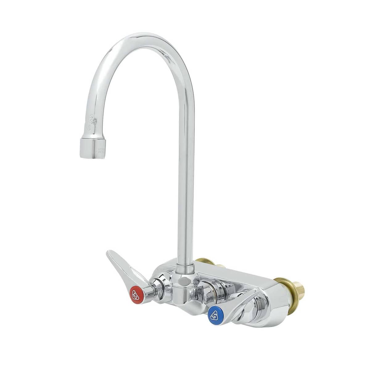 T&S BRASS PARTS T&S Brass B-1146-XS Workboard Faucet Wall Mount 4 Centers Swivel G - SKU TSB-1146-XS