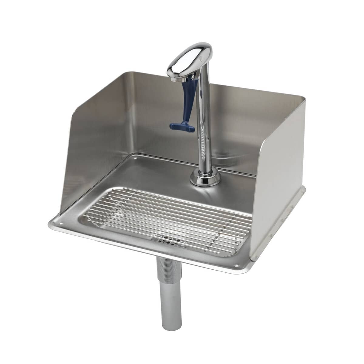 T&S BRASS PARTS T&S Brass B-1235 Glass Filler Water Station, Pedestal Glass Filler, - SKU TSB-1235