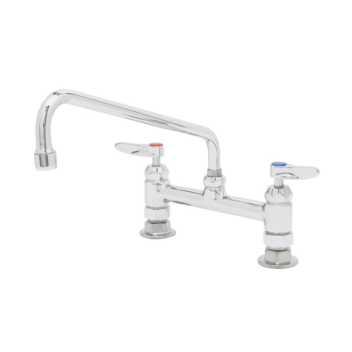 T&S BRASS PARTS T&S Brass B-2280-CR 8 Deck Mount Base Faucet With Ceramic Cartridges, - SKU TSB-2280-CR