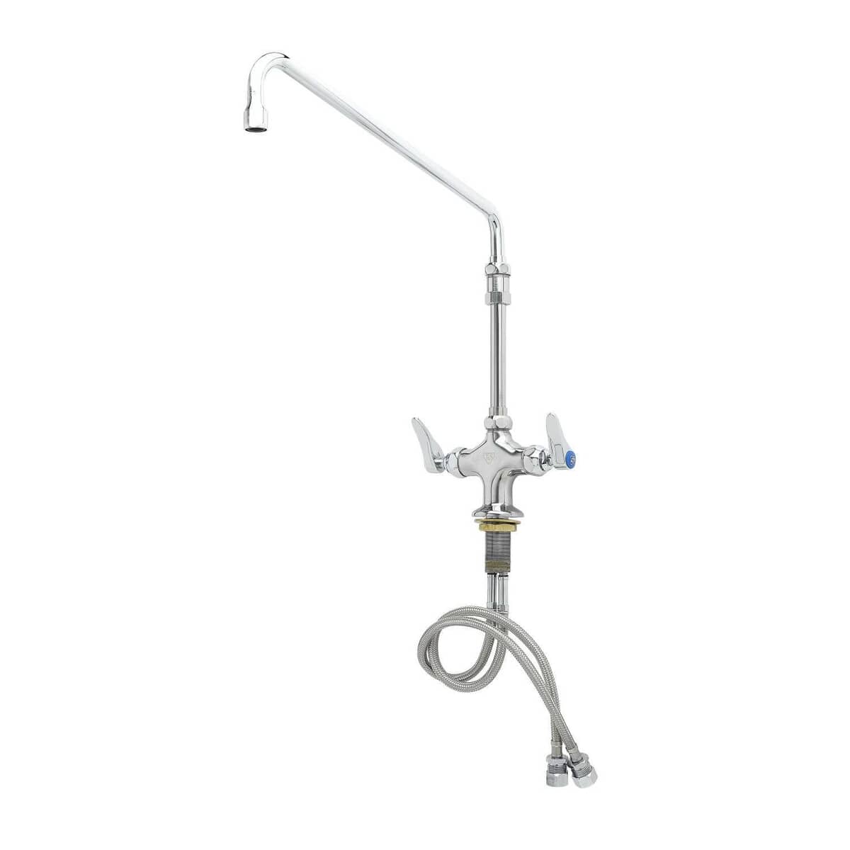 T&S BRASS PARTS T&S Brass B-2294 Double Pantry Faucet Single Hole Base - SKU TSB-2294