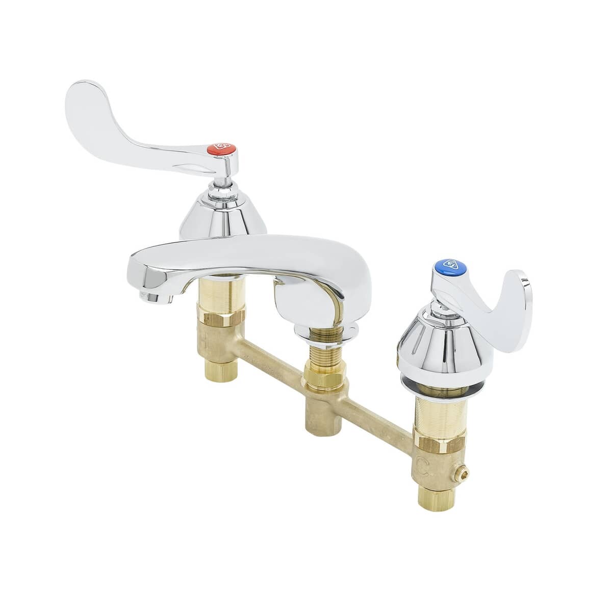 T&S BRASS PARTS T&S Brass B-2990-WH4-VF22 Lavatory Faucet Concealed Body 8 Centers Cast - SKU TSB-2990-WH4-VF22