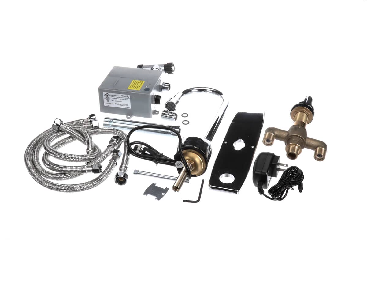 T&S BRASS PARTS T&S Brass EC-3100-SMT8V05 Chekpoint Elec Faucet Deck Mt Gn Side - SKU TSEC-3100-SMT8V05