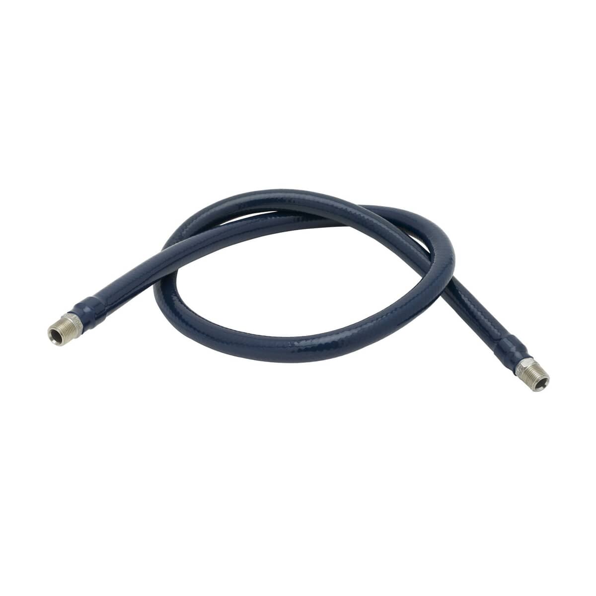 T&S BRASS PARTS T&S Brass HW-2B-72 Water Hose Male Fittings 3/8 Diameter 72 Long - SKU TSHW-2B-72