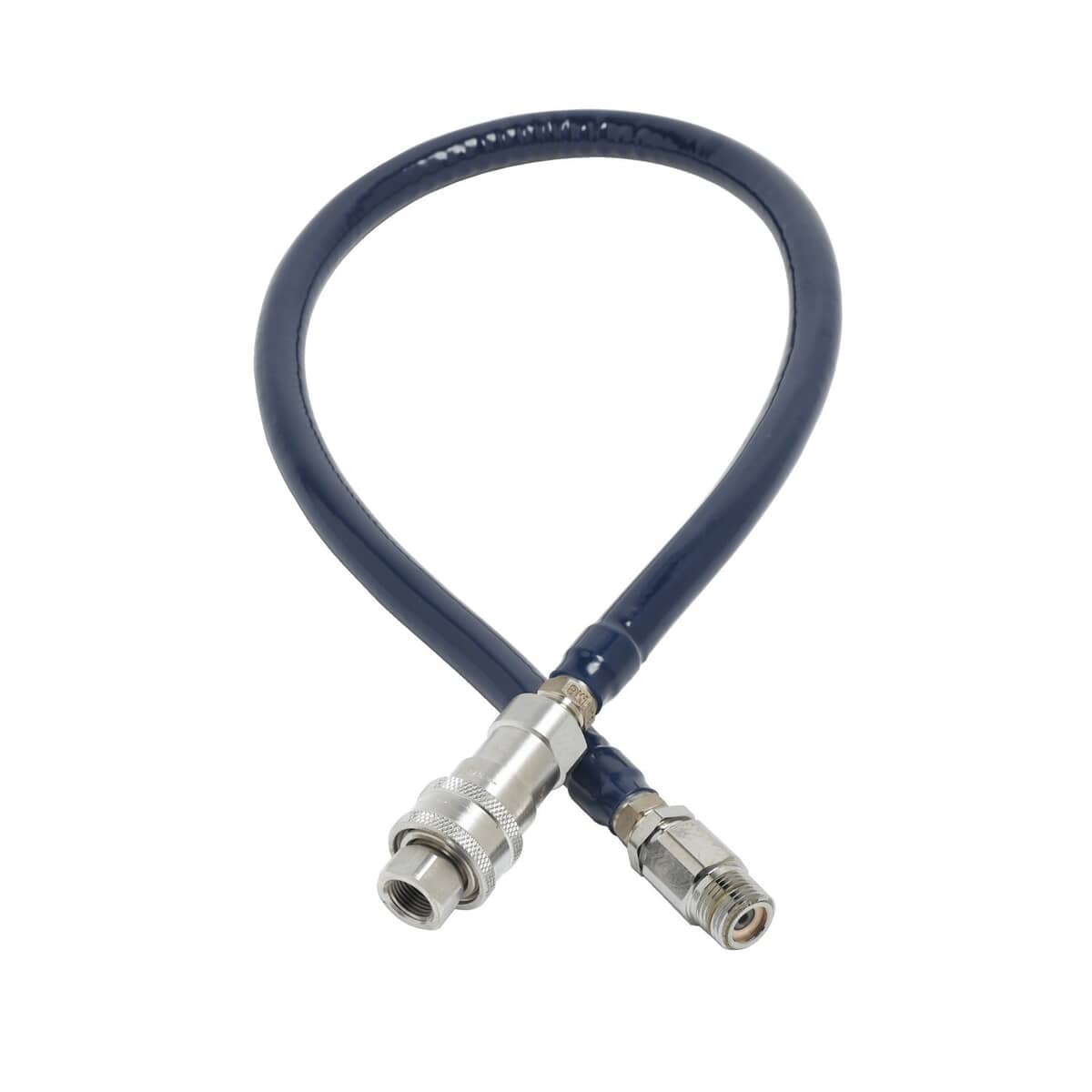 T&S BRASS PARTS T&S Brass HW-4B-48 Water Hose W/ Quick Disconnect 3/8 Diam - SKU TSHW-4B-48