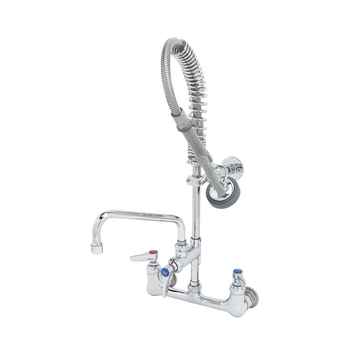 T&S BRASS PARTS T&S Brass MPZ-8WLN-06 Mini-Pru: 8 Wall Mount B-0107 6 Swing - SKU TSMPZ-8WLN-06