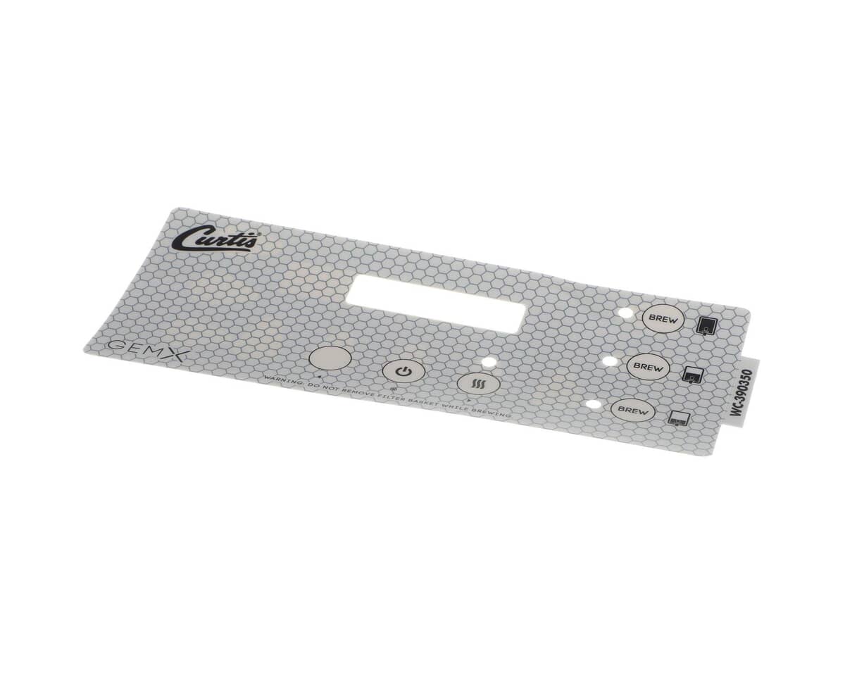 WILBUR CURTIS PARTS Wilbur Curtis WC390350 Label Ucm Overlay 3-BATCH Gemxsift= - SKU WCWC390350
