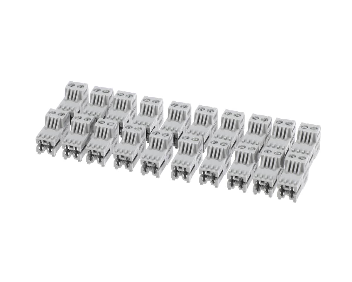 YORK PARTS York S1-02547258000 Connector Edge 2 Pin (Bag Of 20) - SKU YORKS1-02547258000