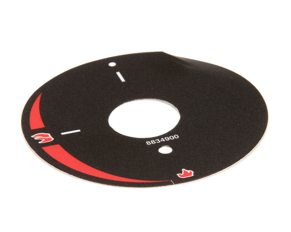 APW WYOTT PARTS APW Wyott AS-8834900 Decal;dial Plate Manual Gas Valve - SKU APWAS-8834900