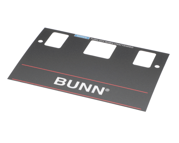 BUNN PARTS Bunn 21667.0001 Decal Control-W/O Brew Lockou - SKU BU21667.0001