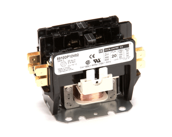 CMA DISH MACHINES PARTS CMA Dish Machines 15504.00 Motor Contactor 20 Amp 2POLE 1 - SKU CMA15504.00