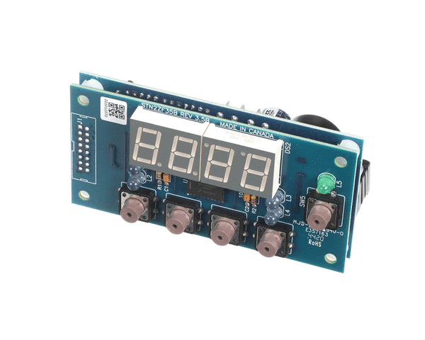 DOUGHPRO PROLUXE PARTS Doughpro Proluxe 110178154052B Control Digital DP2010 Blue (Rev. 1.10 - SKU DPR110178154052B