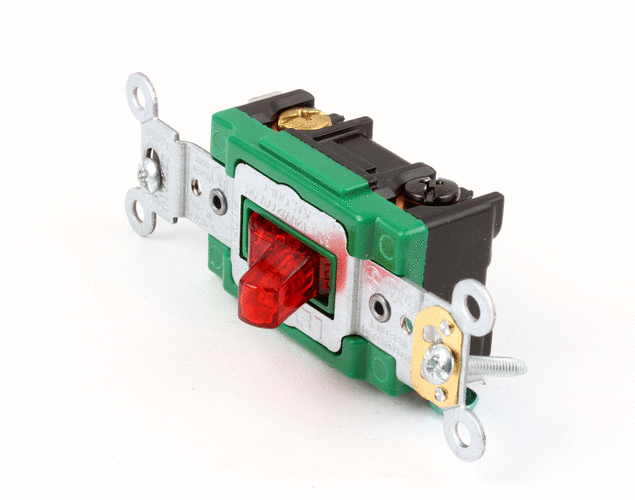 DUKE PARTS Duke 212792 Switch 30 Amp Red Toggle 120-277V AC 2 - SKU DUK212792