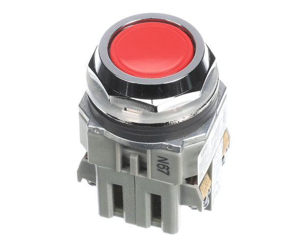 DUKE PARTS Duke 38937 Button Push Red N/O N/C - SKU DUK38937