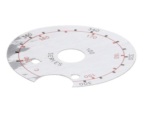 FRYMASTER 8021458 LABEL DIAL PLATE NOTCHED