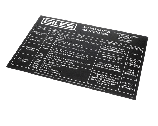 GILES PARTS 64454 - SKU GIL64454