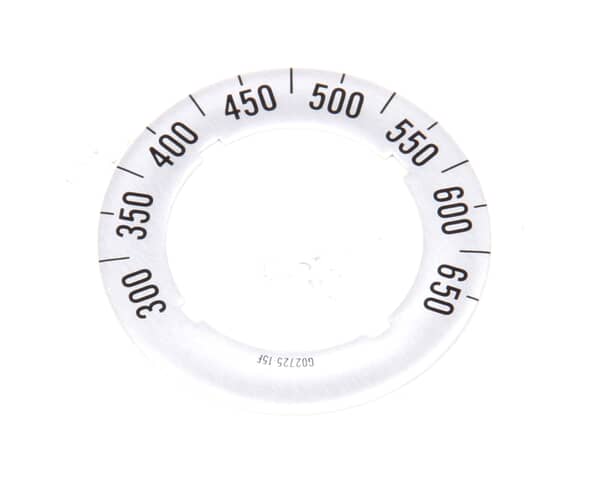 GARLAND PARTS Garland G02725-15 Dial Insert (300F/650F) - SKU GLG02725-15