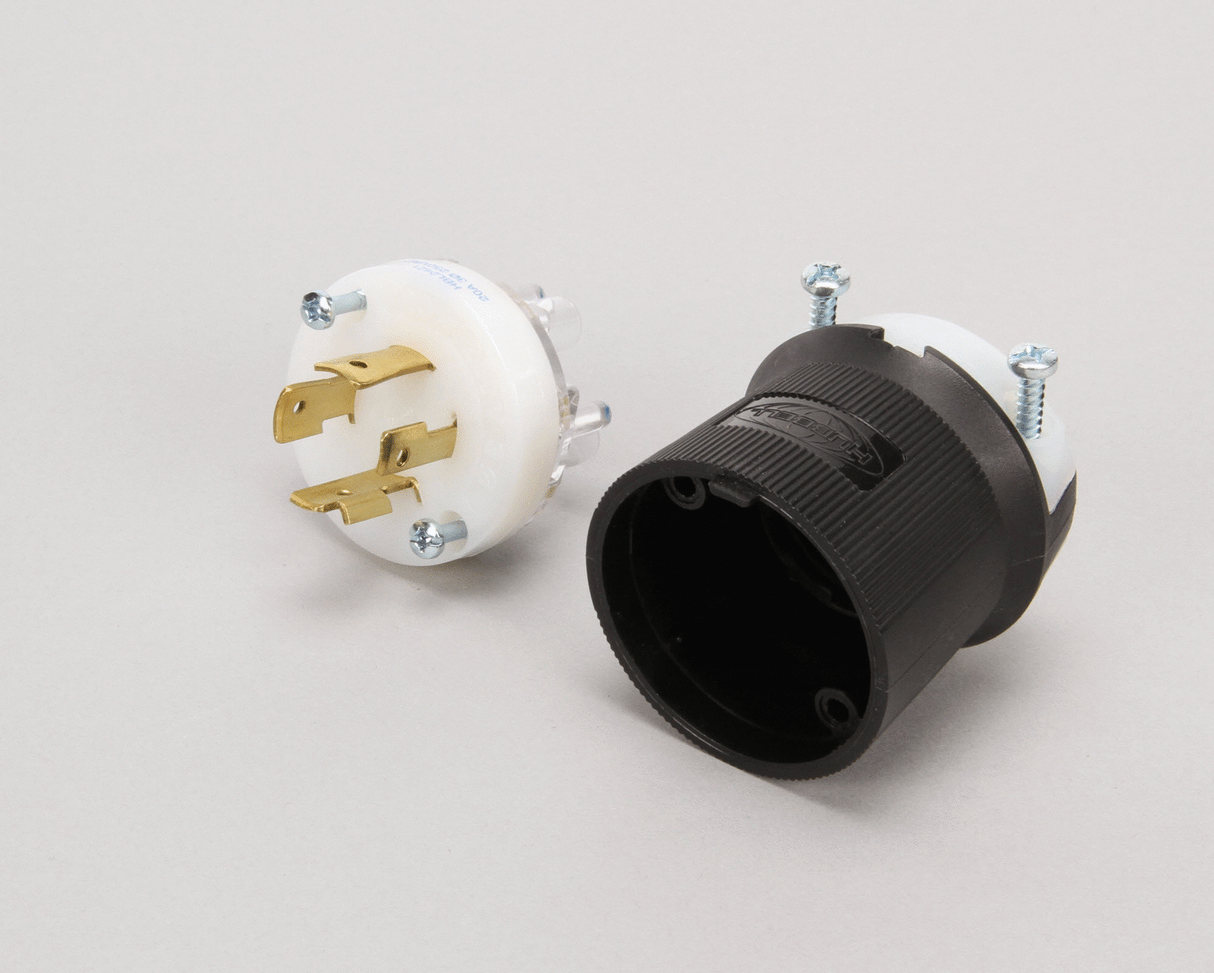 HUBBELL LIGHTING PARTS Hubbell Lighting 2421 Locking Male Plug Nema L15-20P - SKU HBL2421