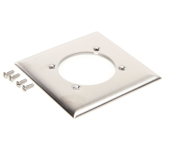 HUBBELL LIGHTING PARTS Hubbell Lighting SS701 SS Wall Plate 2 Gang Sgl Recpt - SKU HBLSS701