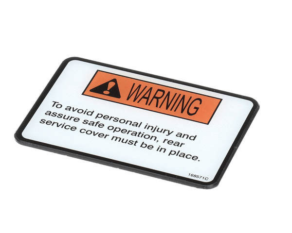 HENNY PENNY PARTS Henny Penny 168571 Label-Service Cover - SKU HEN168571
