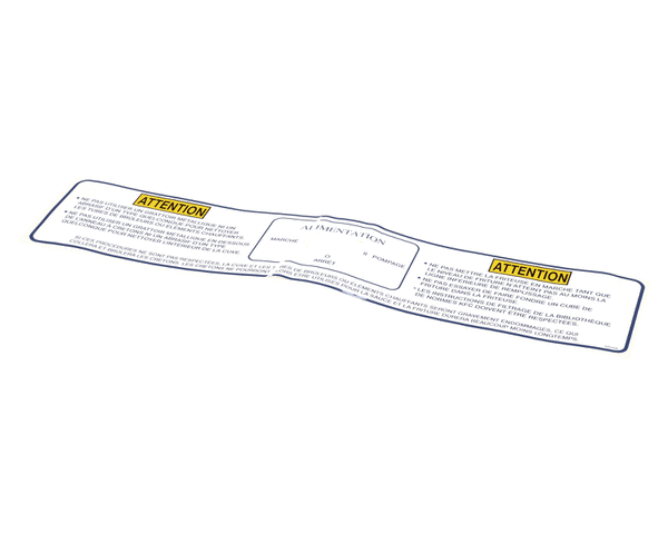 HENNY PENNY PARTS Henny Penny 88540 Label-Pwr/Pmp/Mlt Kfc Fre - SKU HEN88540