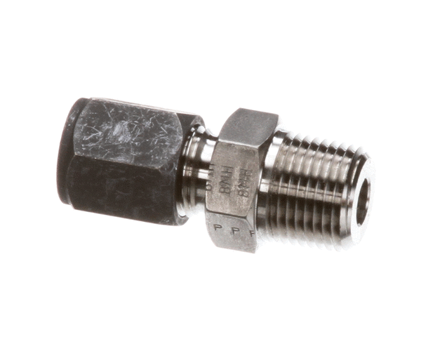 HENNY PENNY PARTS Henny Penny FP01-128 CONNECTOR-3/8 Tube To 3/8NPTSS - SKU HENFP01-128