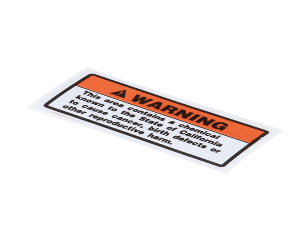 HOBART PARTS Hobart 00-438131-061-2 Label California Warning - SKU HOB00-438131-061-2