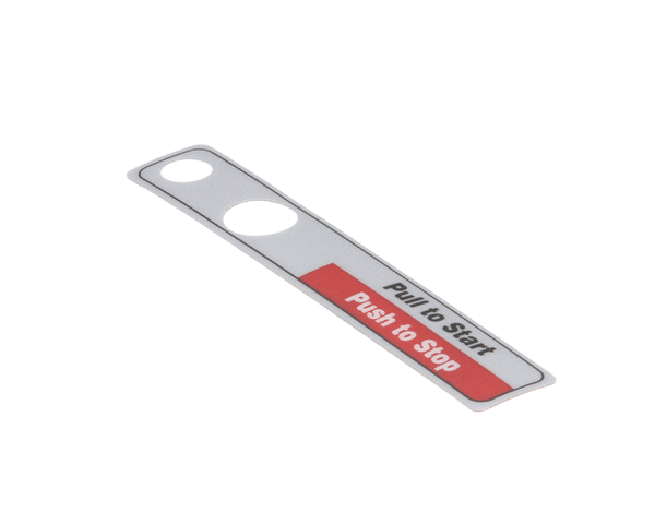 HOBART PARTS Hobart 00-477735 Label Start/Stop (Dom) - SKU HOB00-477735