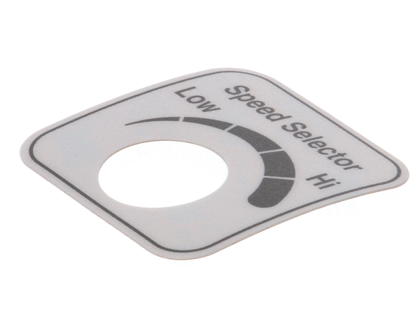 HOBART PARTS Hobart 00-478265 Label Speed Select (Domestic) - SKU HOB00-478265